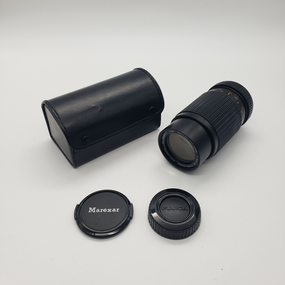 Marexar CX 1:4.5 f=80-200mm MultiCoated Camera Lens for Minolta W/ Original Case